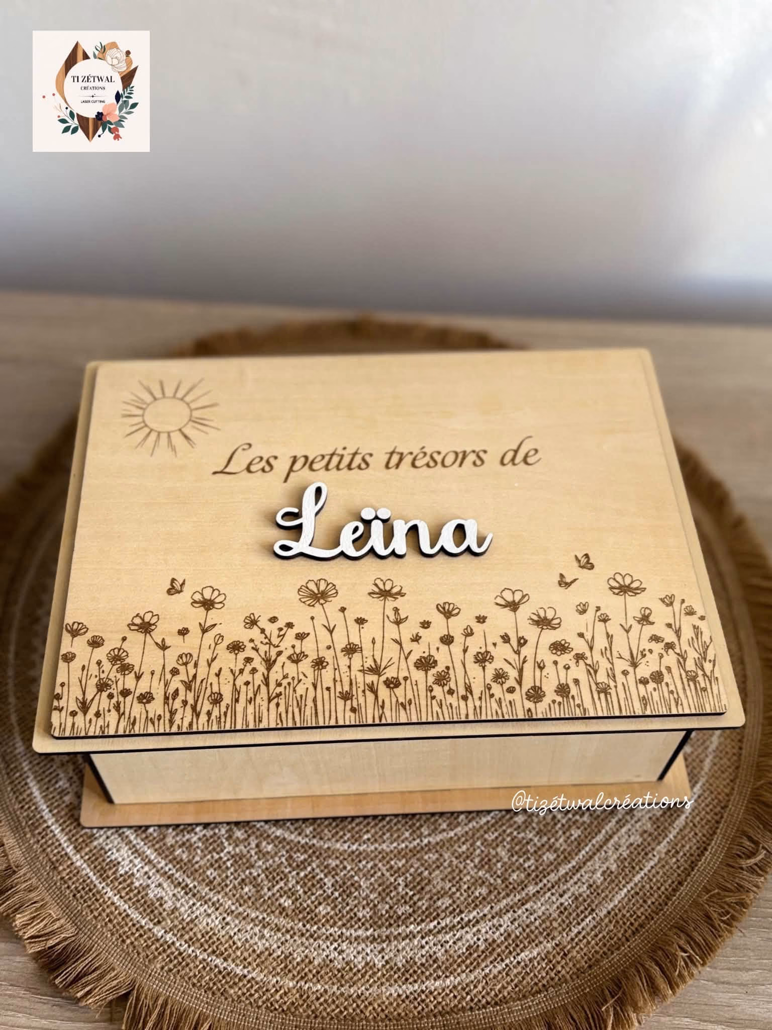 Boîte À Souvenirs Personnalisée