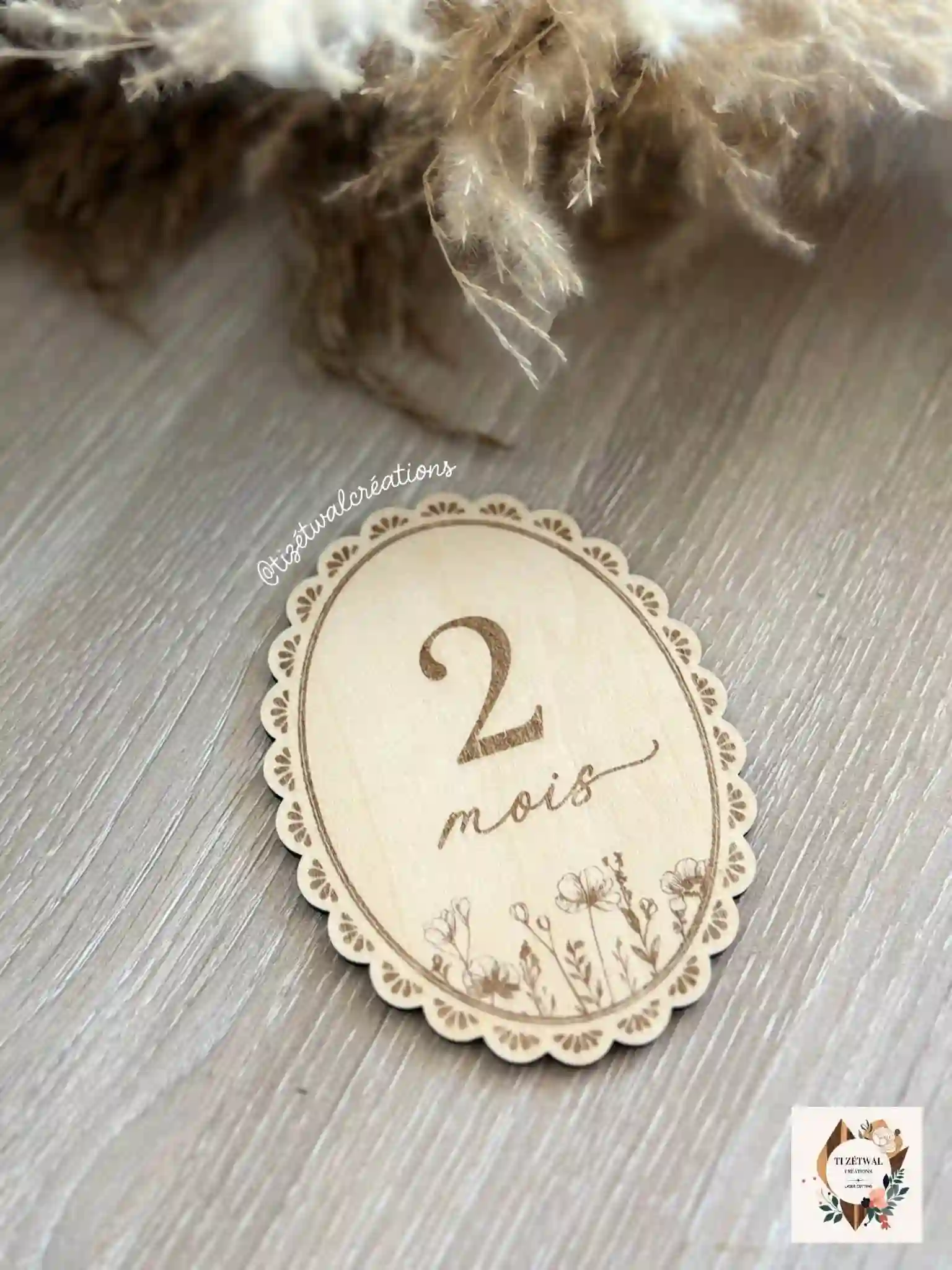 Cartes étapes personnalisées - Les 12 premiers mois de bébé