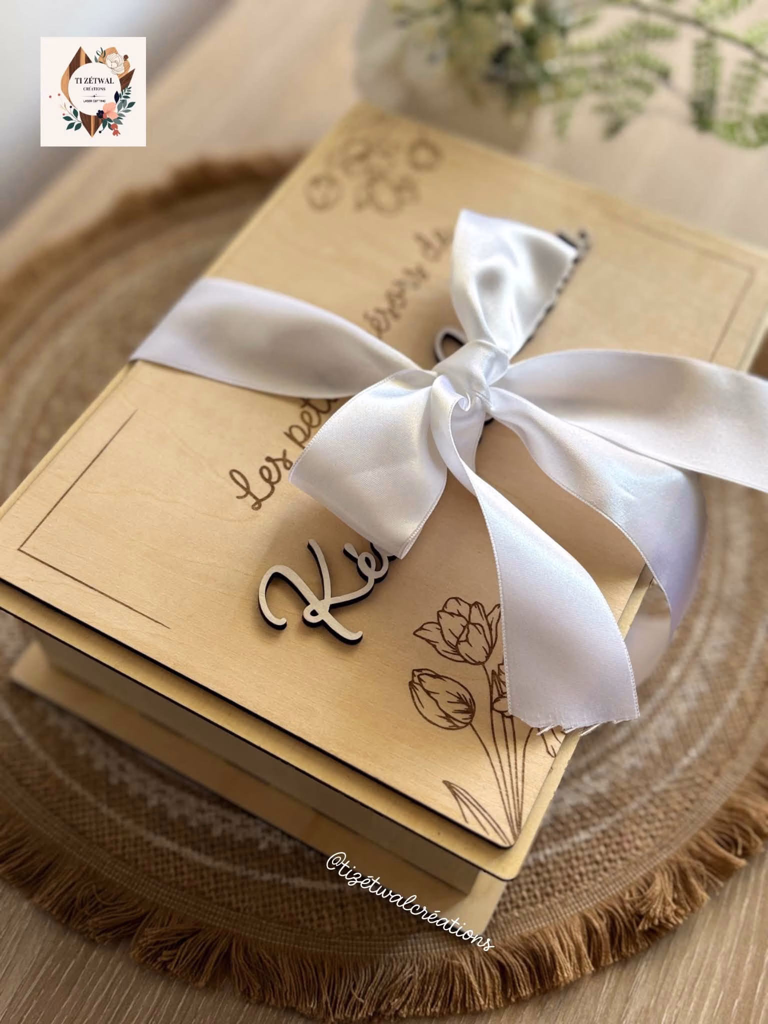 Boîte à souvenirs personnalisée