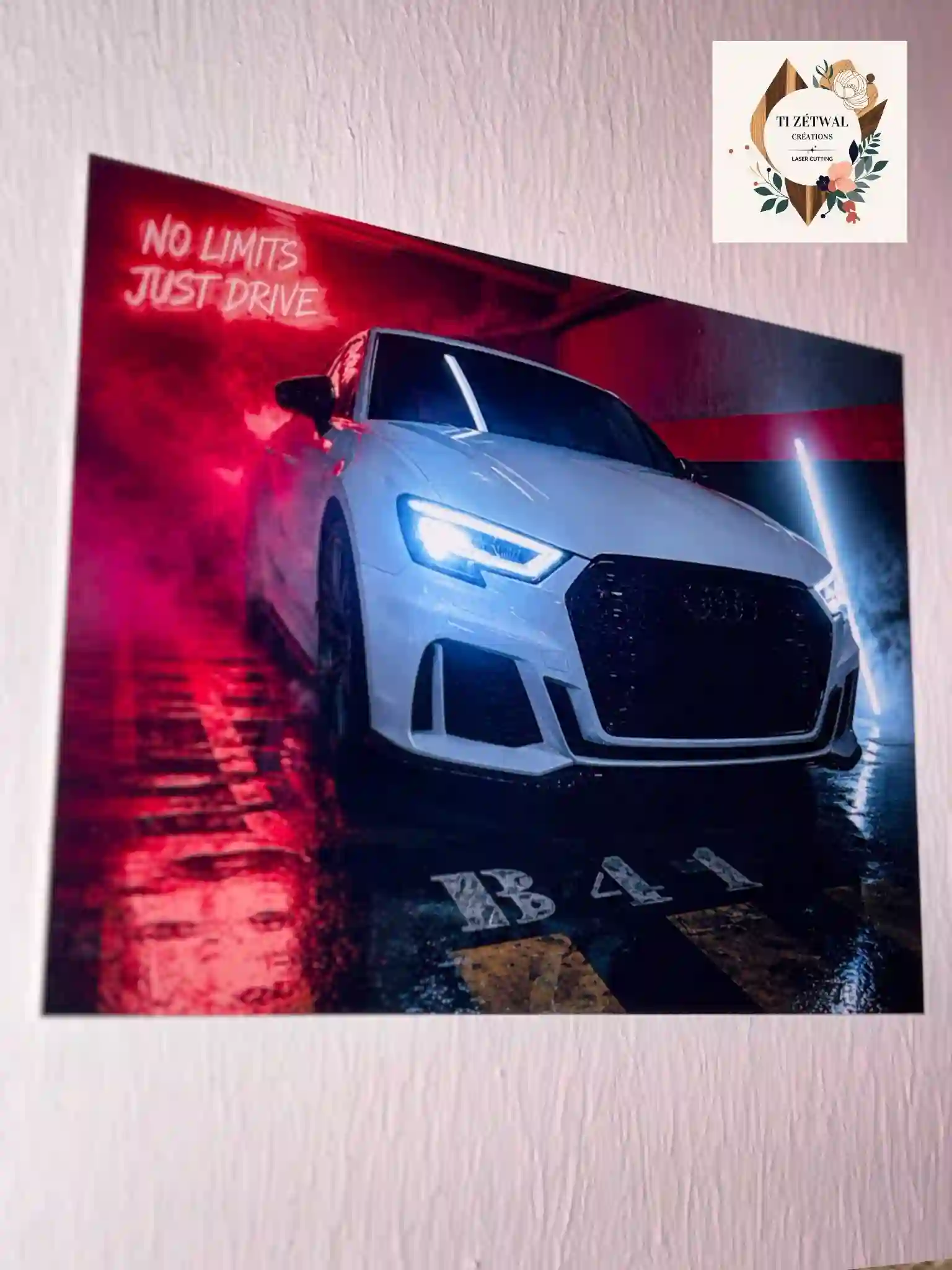 Sublimation acrylique et aluminium chromaluxe
